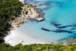 colorful coastal nature in Villasimius (Sardinia) sea mountain