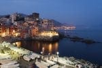 Dag 1. : Boccadasse, district of Genoa, during a summer evening