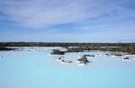 Dag 1. : Beautiful blue water at blue lagoon in Iceland