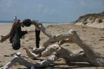 12 kilometer lång sandstrand: Lamu,-Kiwayu-beach