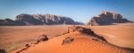 Red sand in Wadi Rum