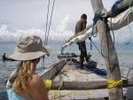 Matemwe Lodge: Matemwe-guest-sailing-boat-zanzibarJPG