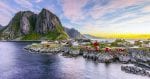 Lofoten, Norway in the morning