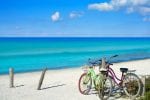 Dag 7 - 14.: Cykla på stranden i Isla Holbox