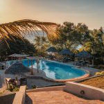 Manta resort: swimming-pool-sunset-_-landscape-3600×3600