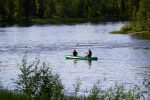 Dag 2. Val av aktivitet - guidad kanotpaddling: Kanotpaddling råne älv