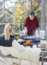 Meals at Aurora Safari Camp: Aurora Safari Camp Veranda – Credit – Aurora Safaris