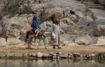 WBK Man and boy with donkey